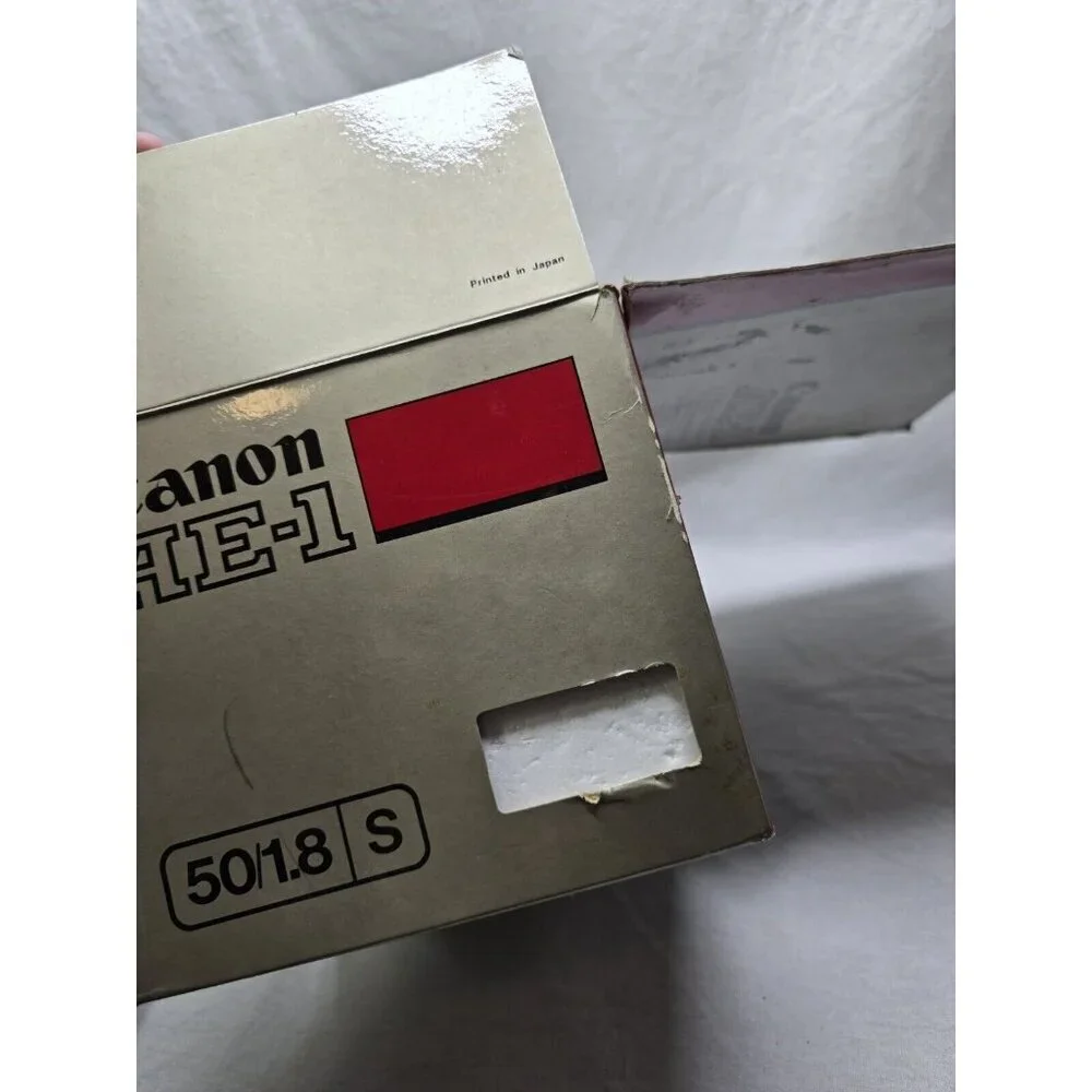 Canon AE-1 35mm Film Camera Canon 50mm Lens- NOT TESTED- With Box- READ - Picture 7 of 16